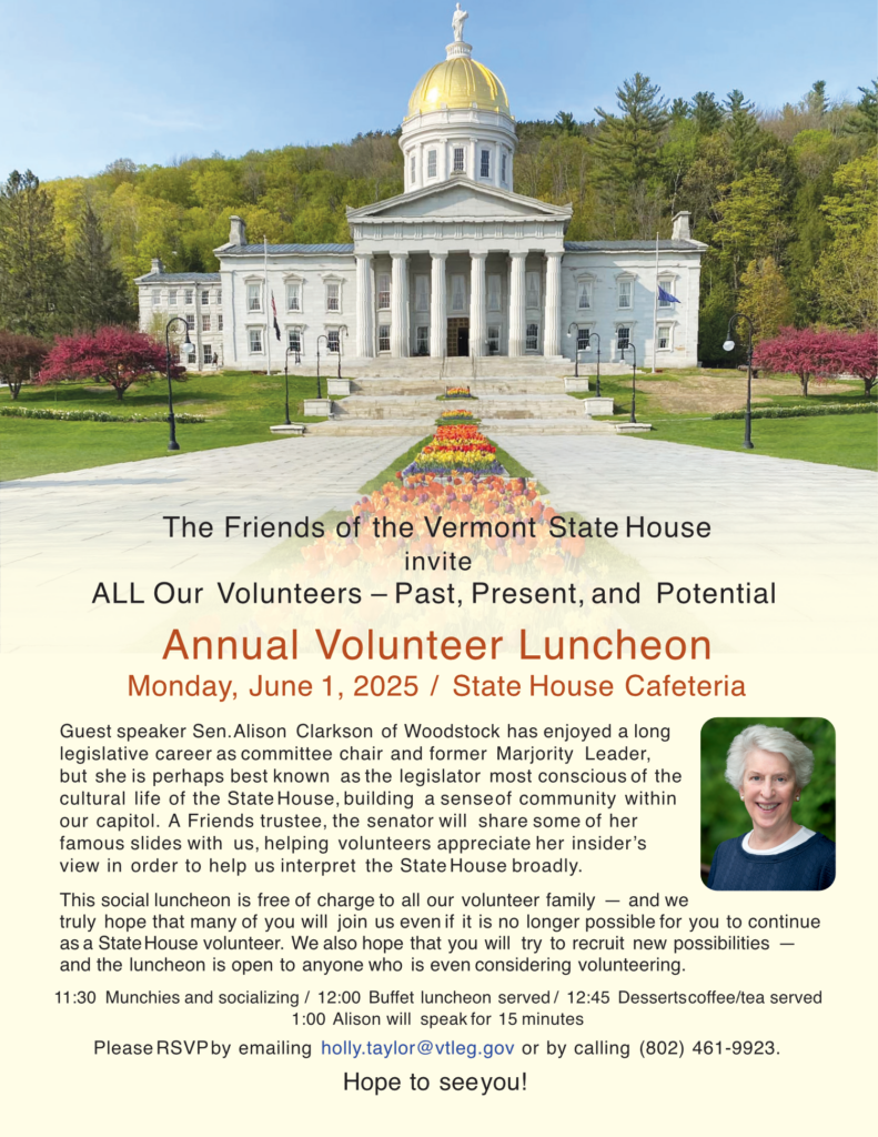 Friends of the Vermont State House – Supporting a State House of ...